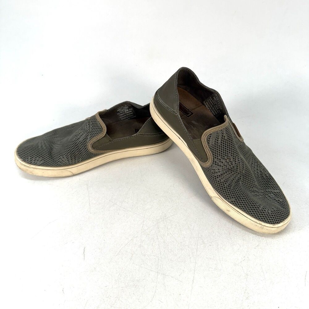 Olukai Pehuea Women's Green Slip On Loafers Walking Shoes 20271-TZER US 7.5